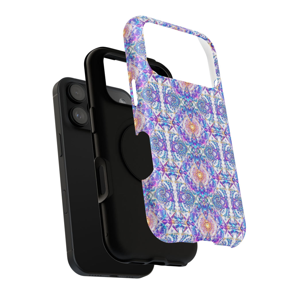 Geometric Pattern Phone Case — Protective Cosmic Art iPhone Cover