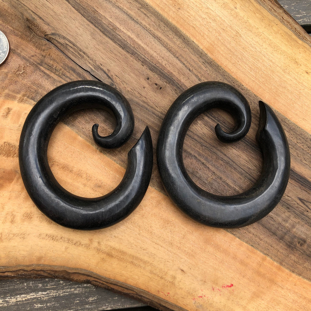 Ebony Wood Hoop Gauges – Limited Edition