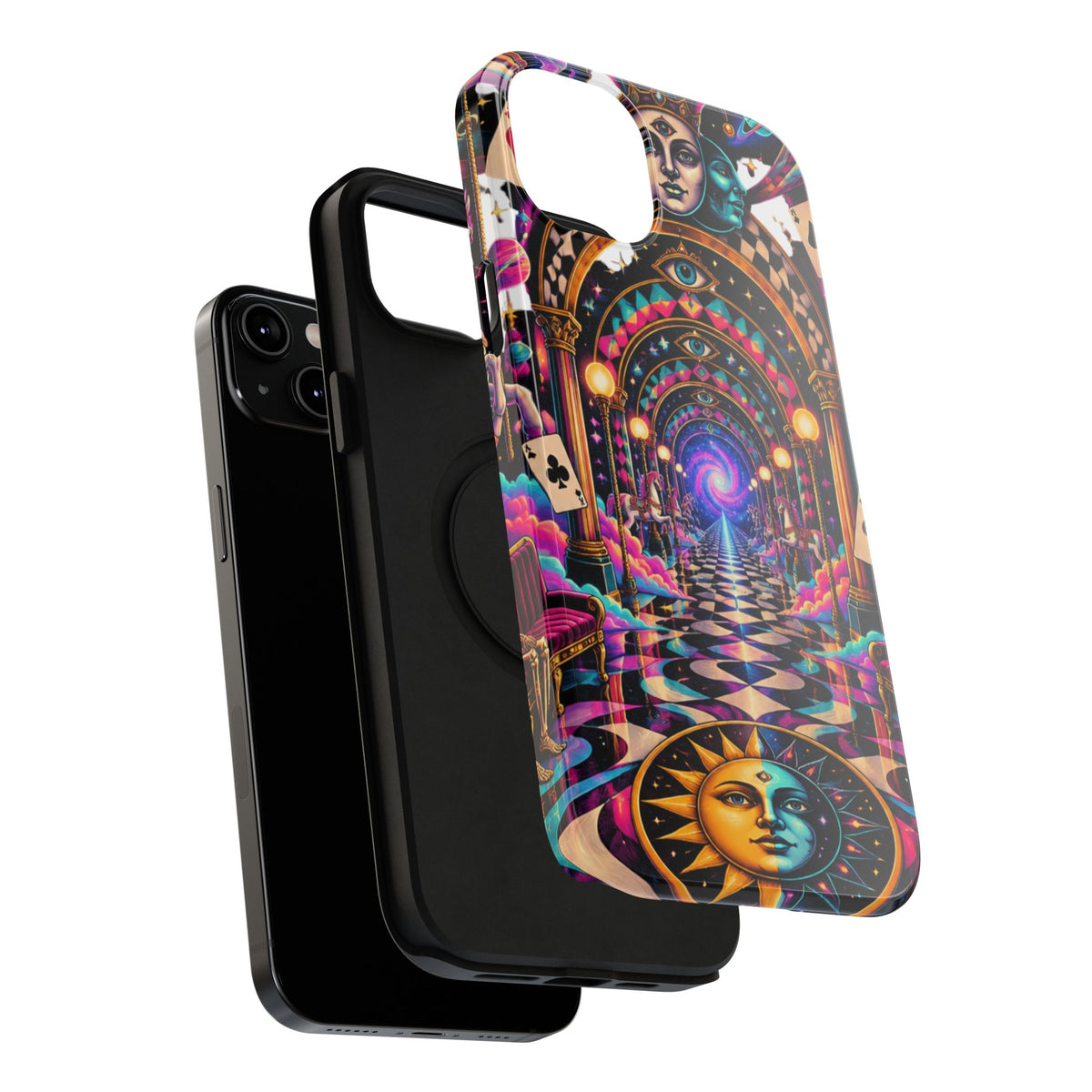 Psychedelic DMT Waiting Room Phone Case — Impact‑Resistant Protective Cover