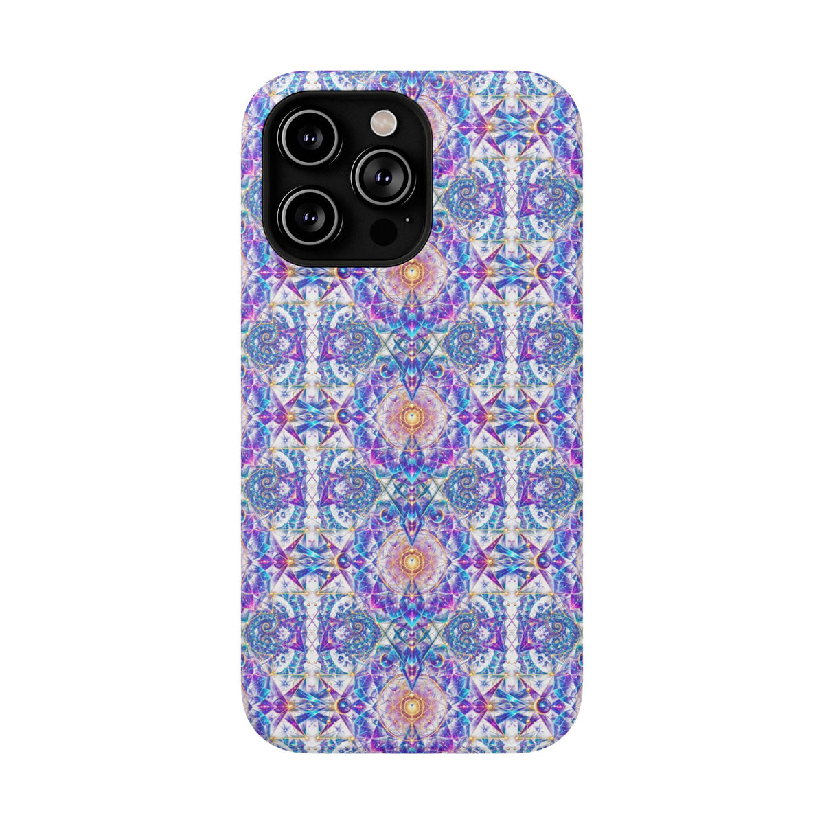 Geometric Pattern Phone Case — Protective Cosmic Art iPhone Cover
