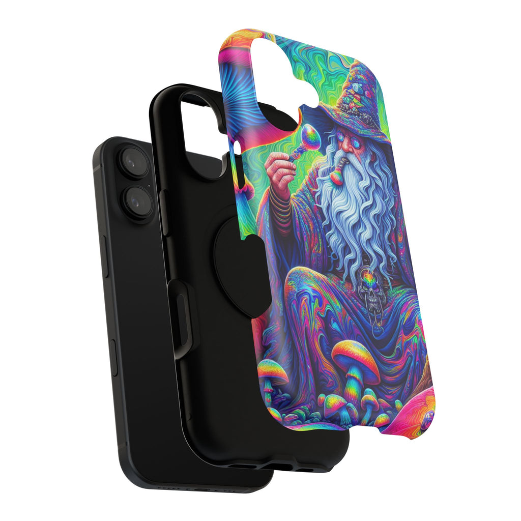 Psychedelic Wizard Phone Case — Impact‑Resistant Protective Cover