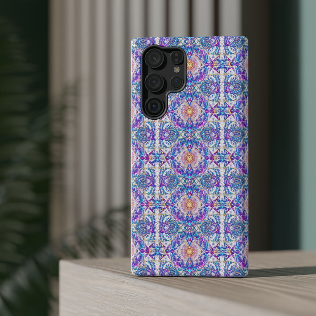 Geometric Pattern Phone Case — Protective Cosmic Art iPhone Cover