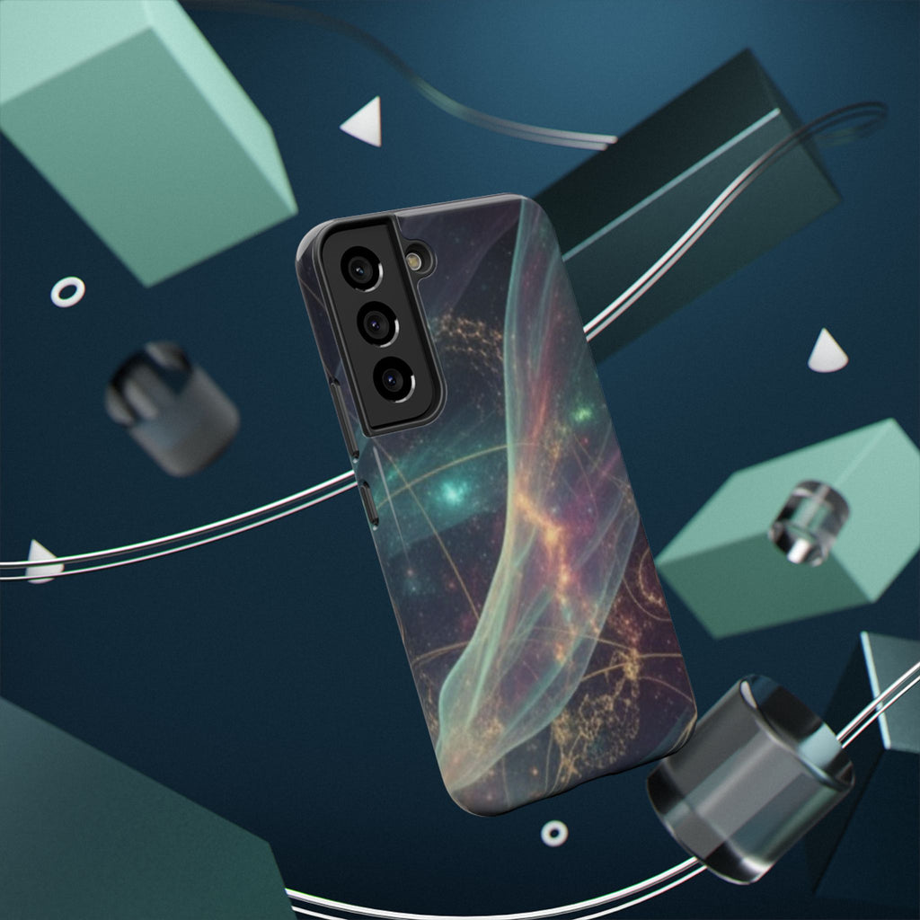 Galaxy Nebula Impact Phone Case — Protective Cosmic Art iPhone Cover
