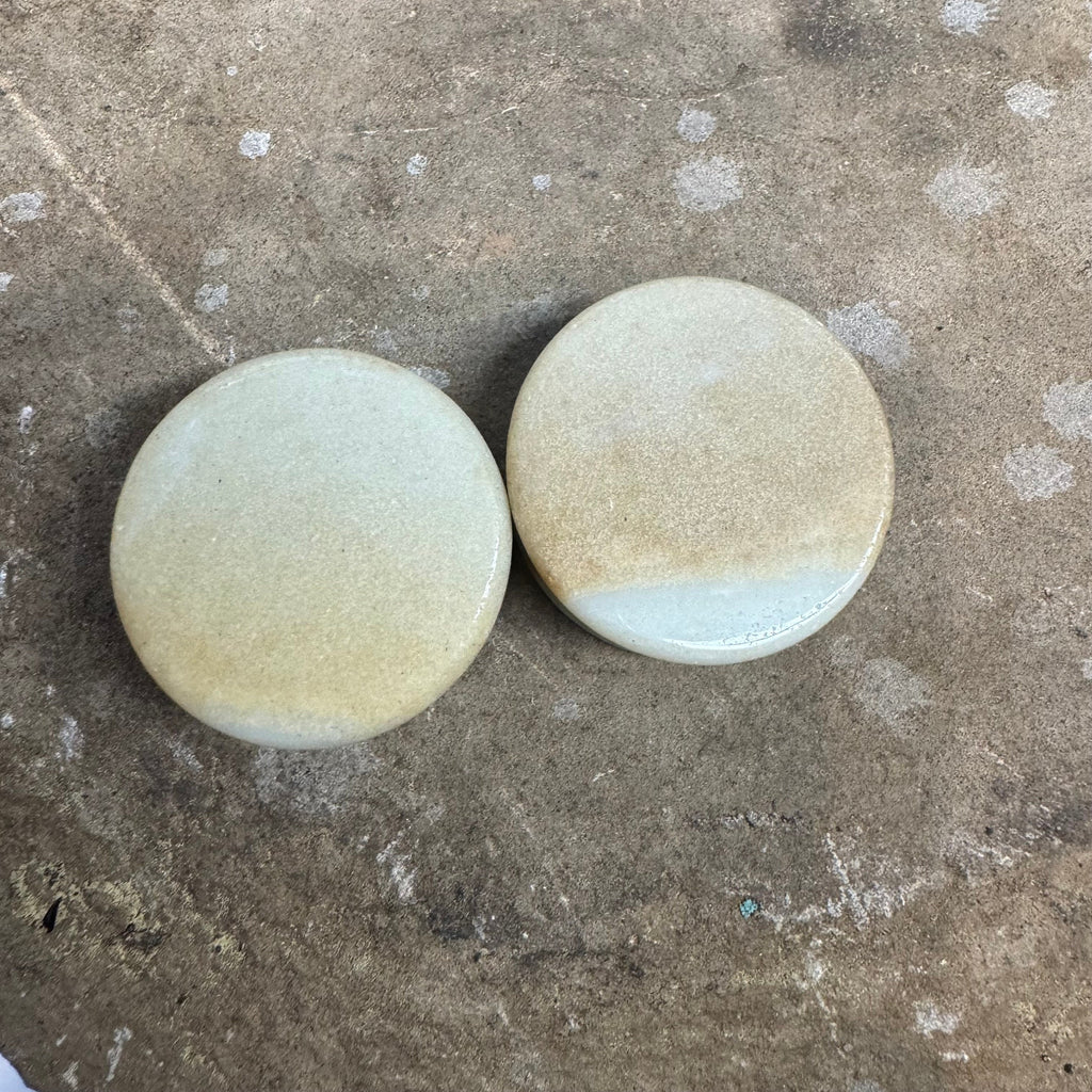OOAK Ammonite Stone Plugs – Gemstone Verification Needed