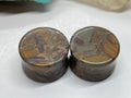 OOAK Bamboo Jasper Plugs – 3/4" (19mm)