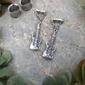 Electric Guitar Magnetic Clasp Gauged Earrings
