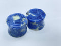 OOAK Sodalite Stone Plugs – 5/8" (16mm)