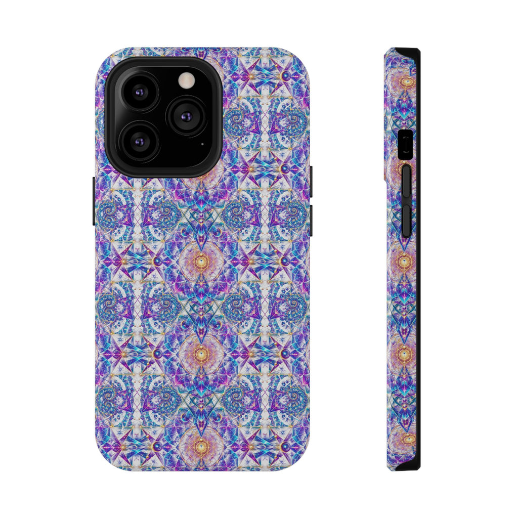 Geometric Pattern Phone Case — Protective Cosmic Art iPhone Cover