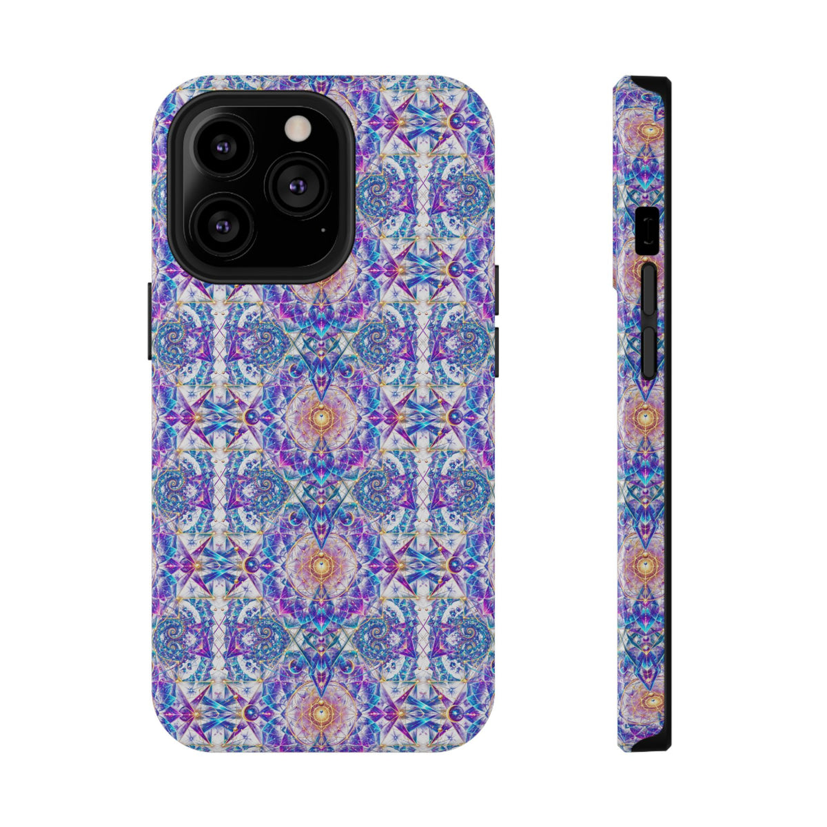 Geometric Pattern Phone Case — Protective Cosmic Art iPhone Cover
