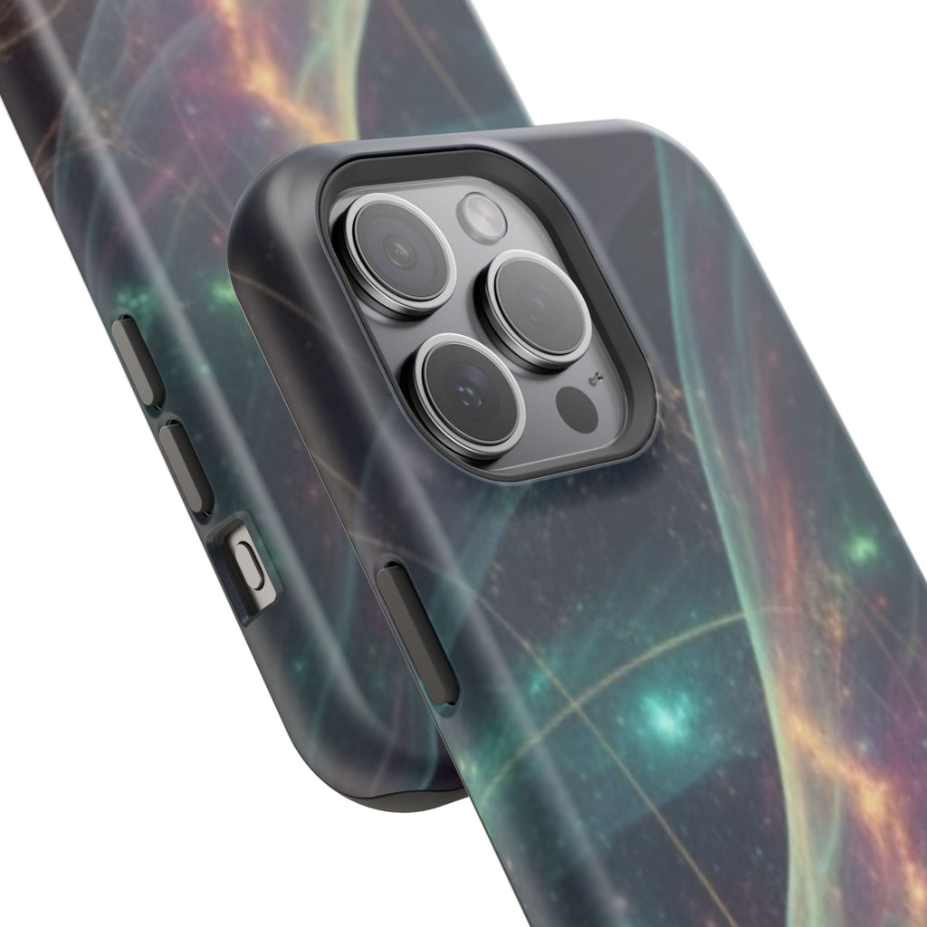 Galaxy Nebula Impact Phone Case — Protective Cosmic Art iPhone Cover
