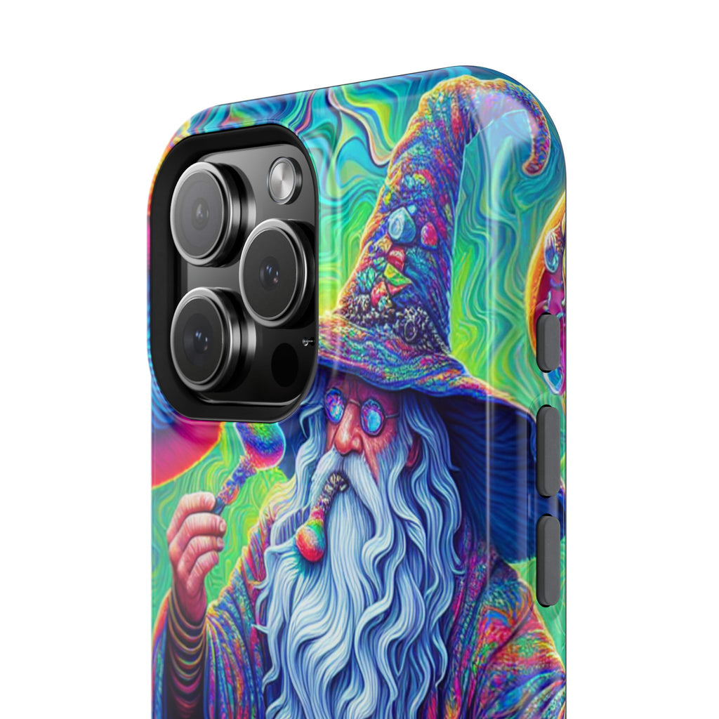 Psychedelic Wizard Phone Case — Impact‑Resistant Protective Cover
