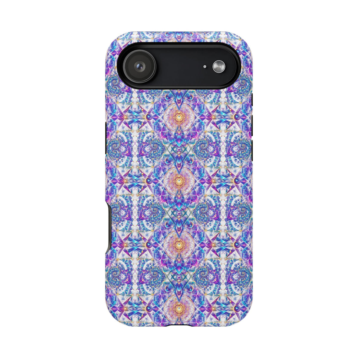 Geometric Pattern Phone Case — Protective Cosmic Art iPhone Cover