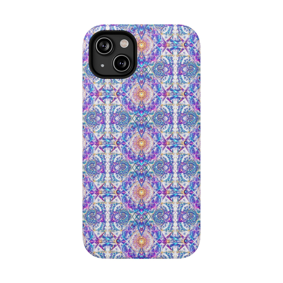 Geometric Pattern Phone Case — Protective Cosmic Art iPhone Cover