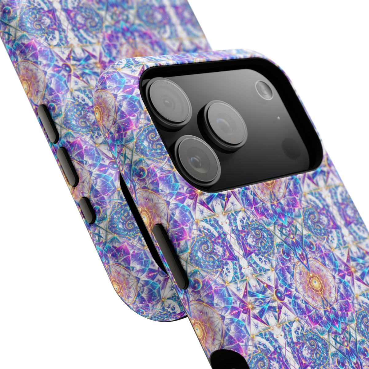Geometric Pattern Phone Case — Protective Cosmic Art iPhone Cover
