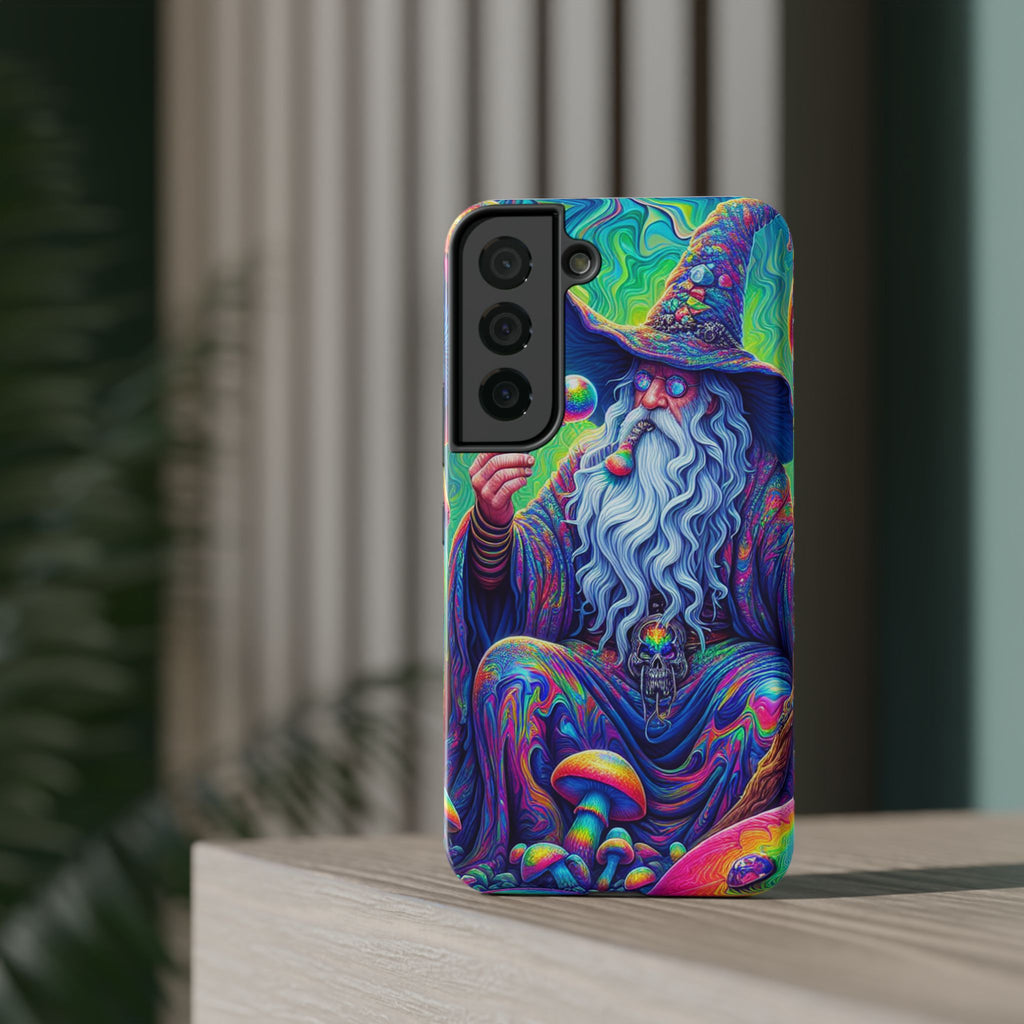Psychedelic Wizard Phone Case — Impact‑Resistant Protective Cover
