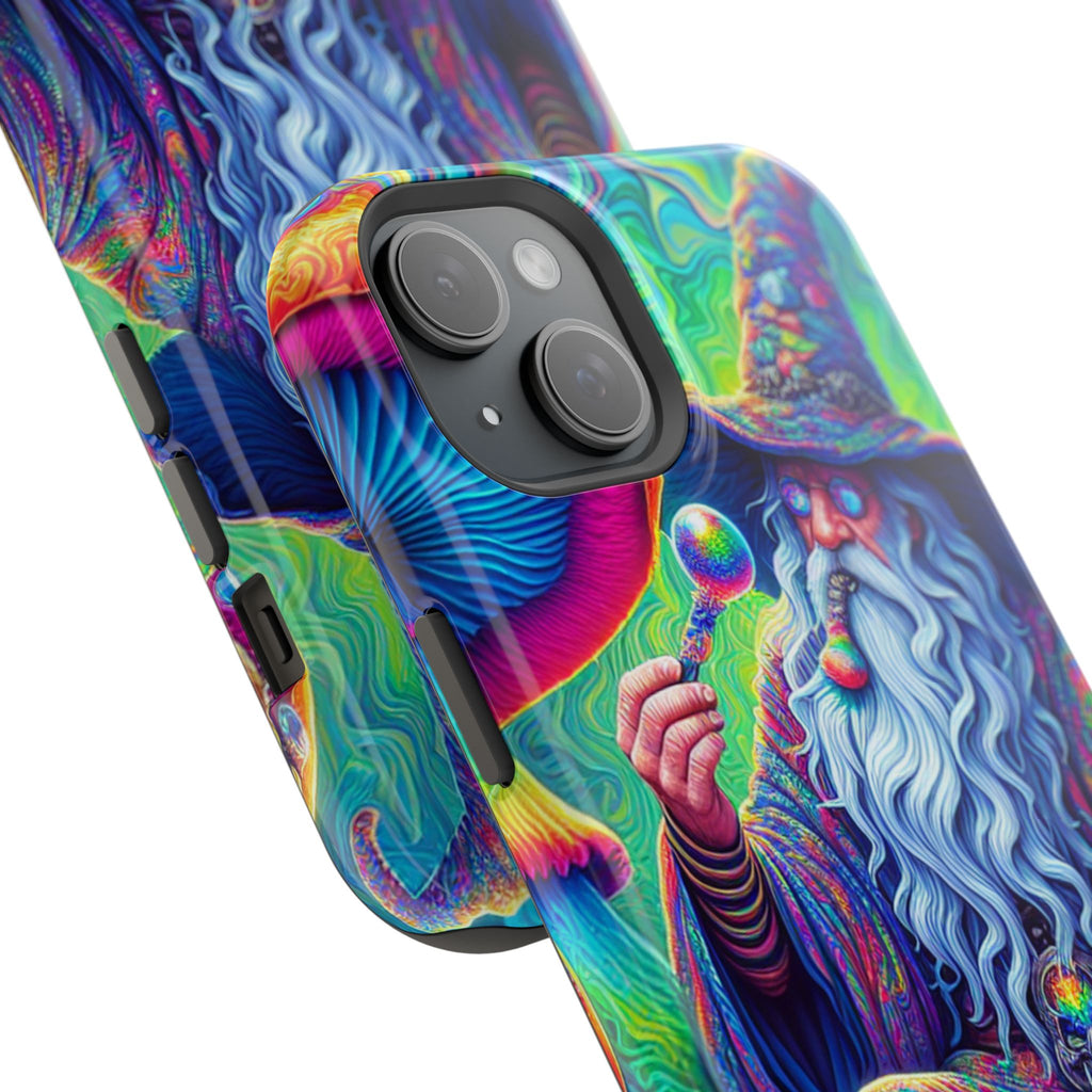 Psychedelic Wizard Phone Case — Impact‑Resistant Protective Cover