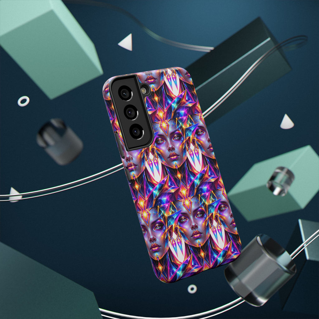 Lady DMT Phone Case — Protective Cosmic Art iPhone Cover