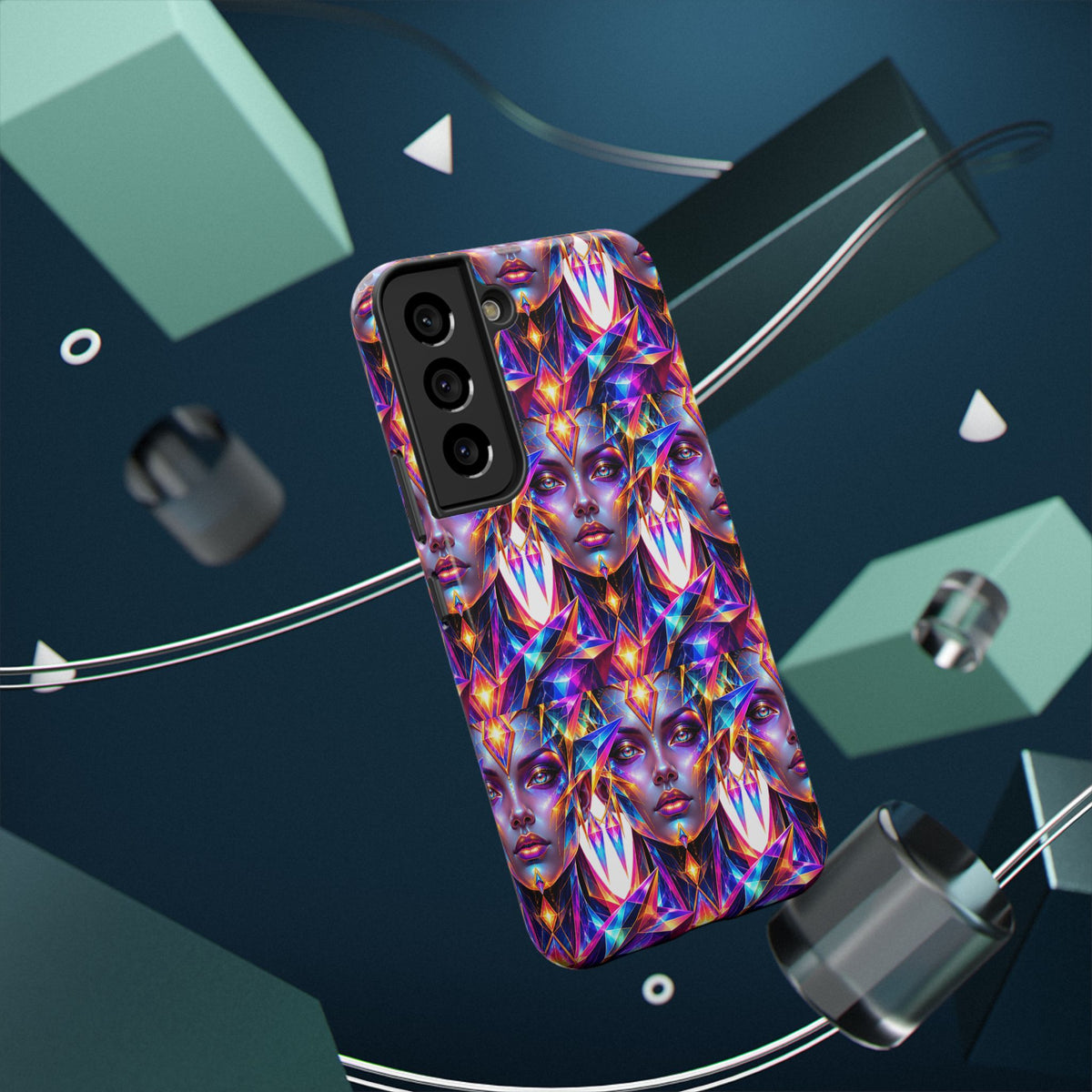 Lady DMT Phone Case — Protective Cosmic Art iPhone Cover