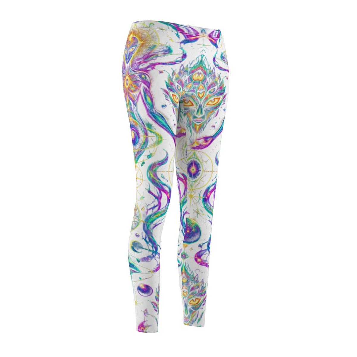 DMY Entities Women's Cut & Sew Casual Leggings (AOP)