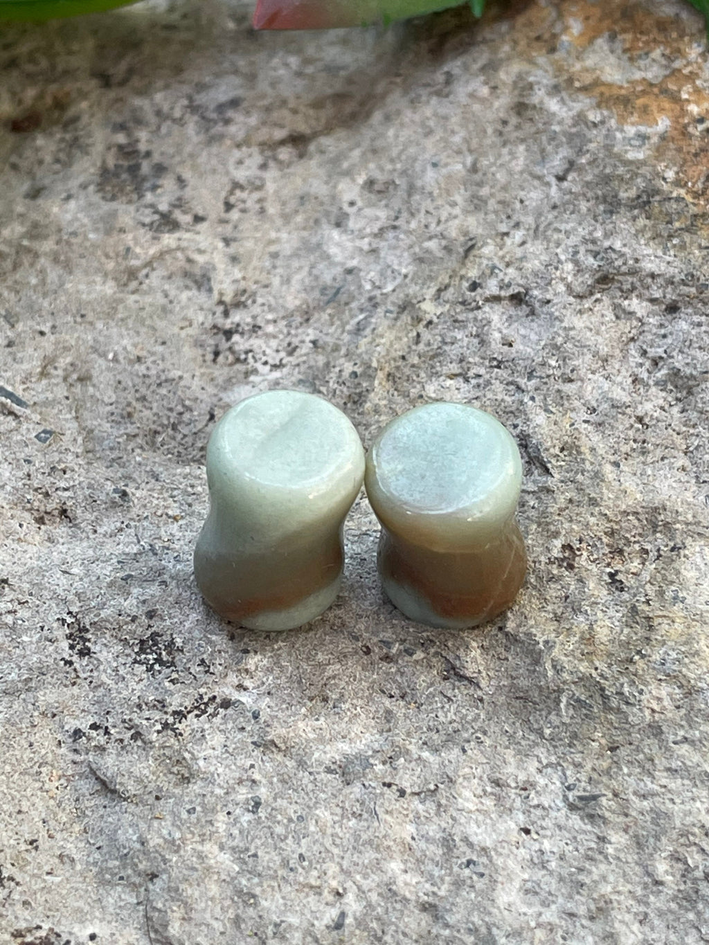 OOAK Multicolor Amazonite Plugs – 0g (8mm)
