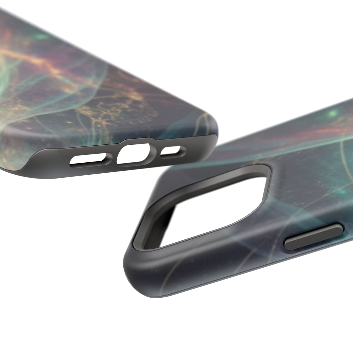 Galaxy Nebula Impact Phone Case — Protective Cosmic Art iPhone Cover