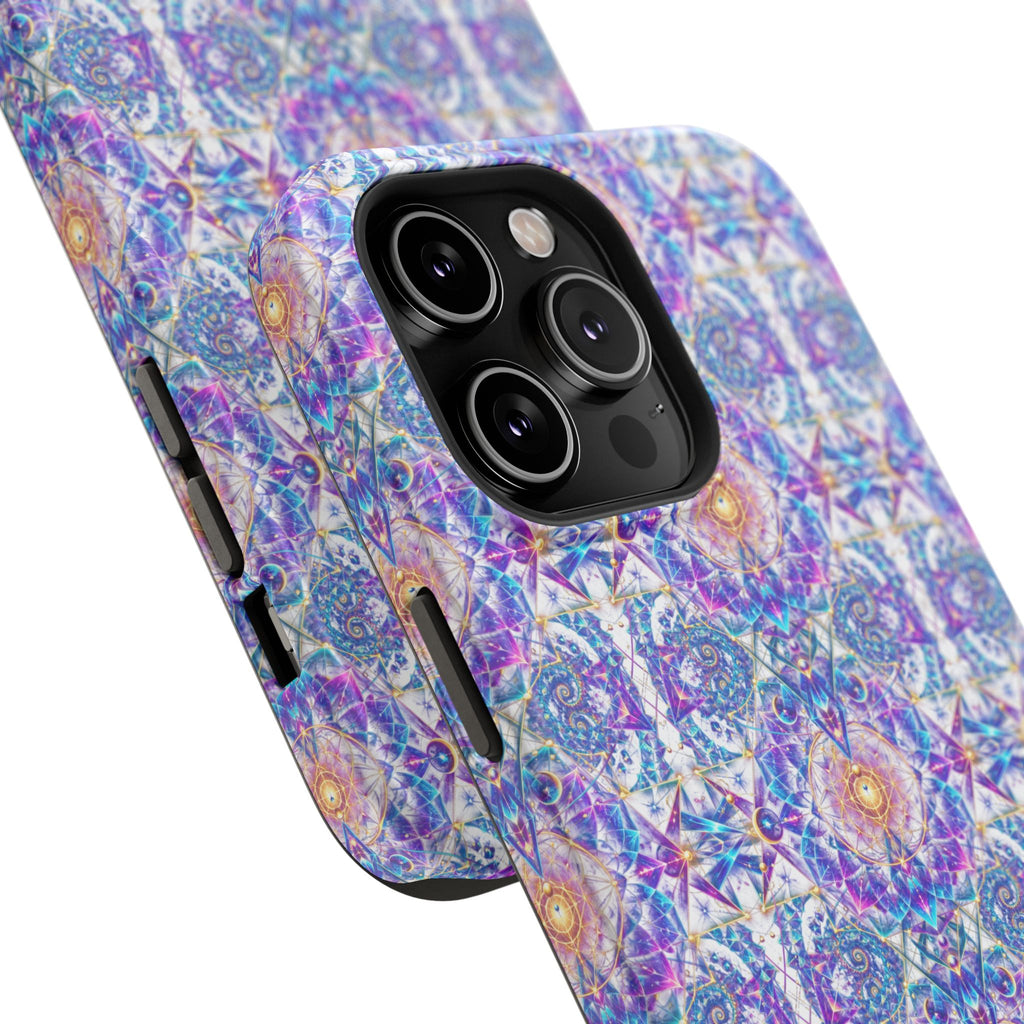 Geometric Pattern Phone Case — Protective Cosmic Art iPhone Cover