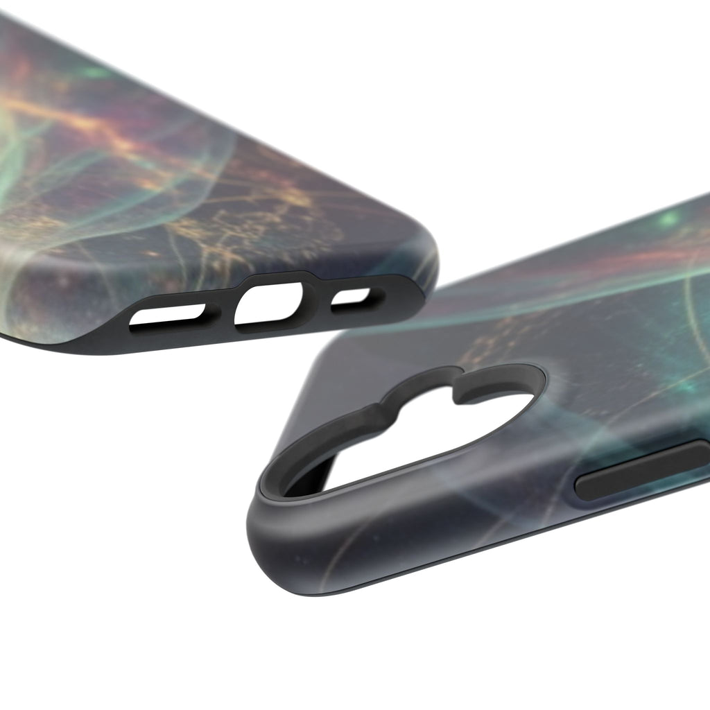 Galaxy Nebula Impact Phone Case — Protective Cosmic Art iPhone Cover