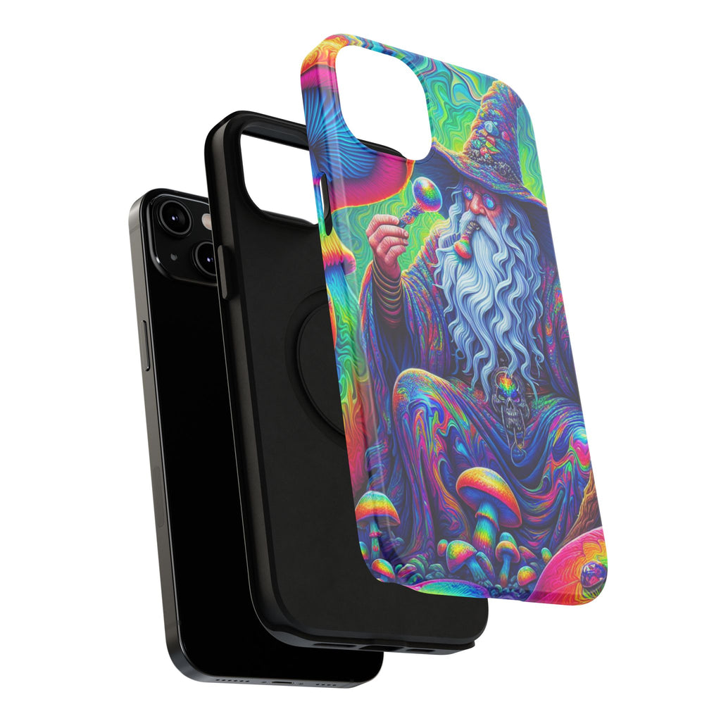 Psychedelic Wizard Phone Case — Impact‑Resistant Protective Cover