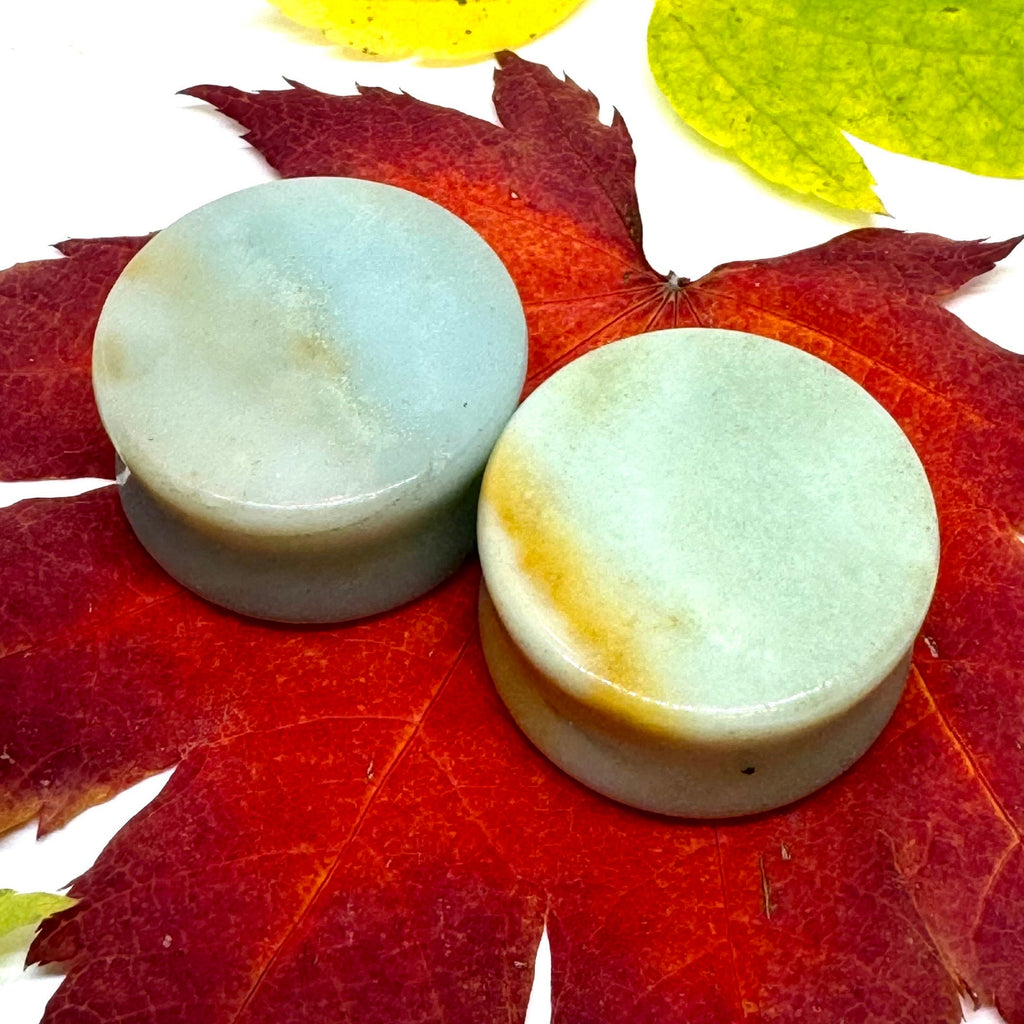 OOAK Blue Stone Tunnels – Gemstone Verification Needed