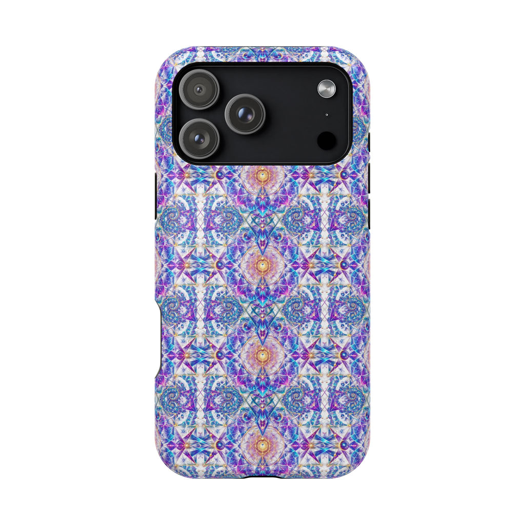 Geometric Pattern Phone Case — Protective Cosmic Art iPhone Cover