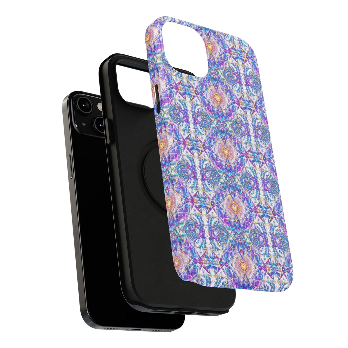 Geometric Pattern Phone Case — Protective Cosmic Art iPhone Cover