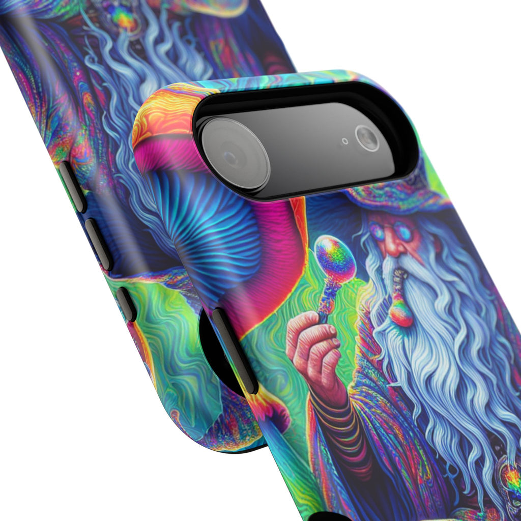 Psychedelic Wizard Phone Case — Impact‑Resistant Protective Cover