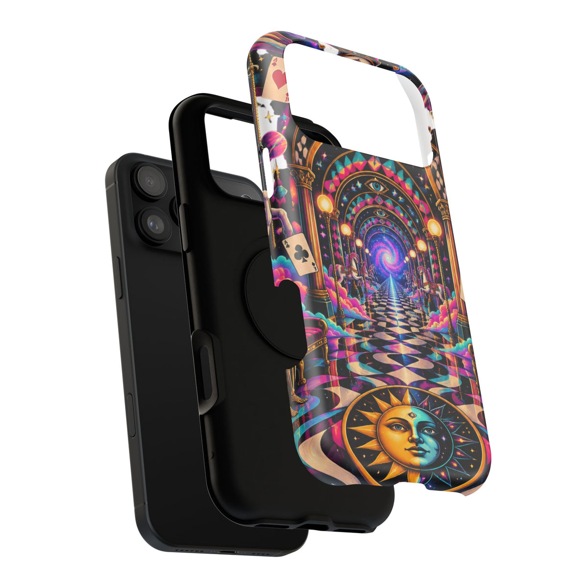 Psychedelic DMT Waiting Room Phone Case — Impact‑Resistant Protective Cover