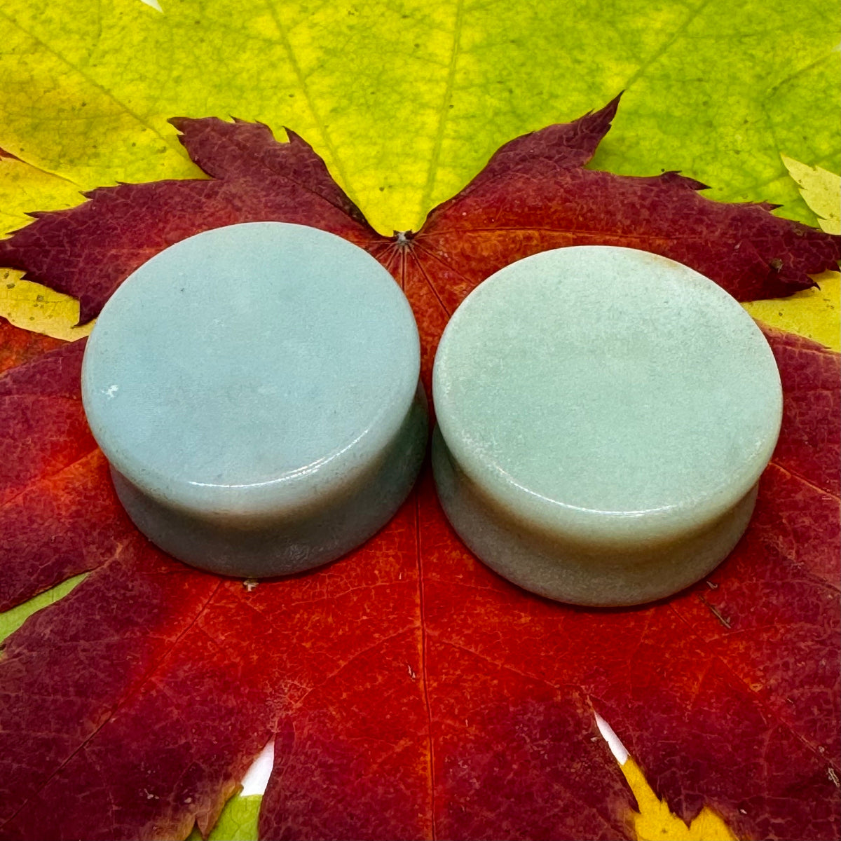 OOAK Blue Stone Tunnels – Gemstone Verification Needed
