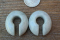 OOAK Green Jadeite Donut Ear Hangers – Verify Size