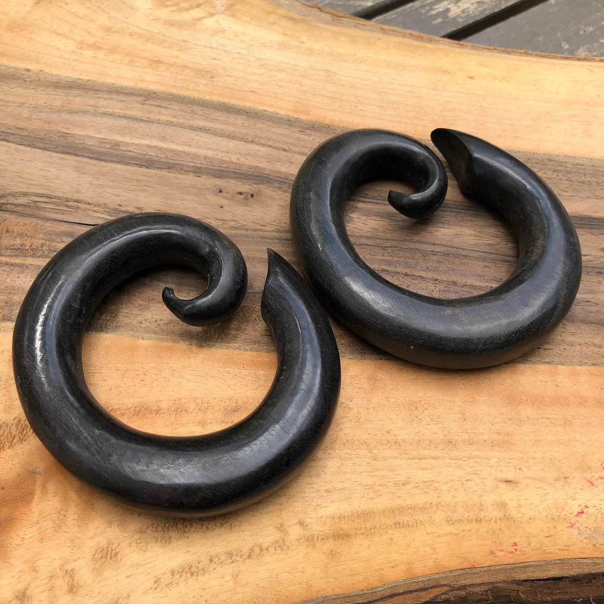 Ebony Wood Hoop Gauges – Limited Edition