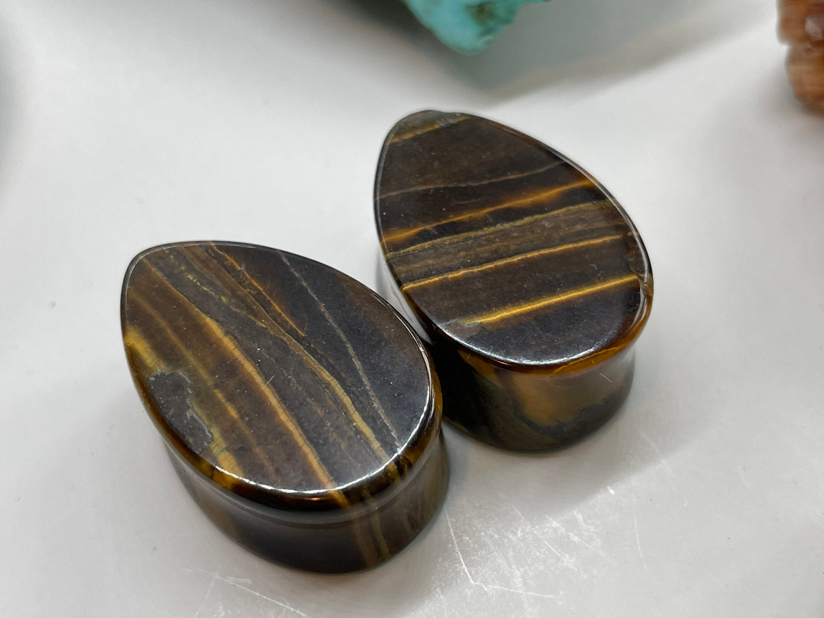 OOAK Ear Plugs – Gemstone & Size Verification Needed
