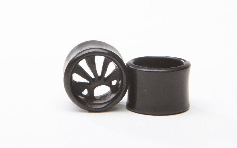 Ebony Wood Sun Cutout Eyelets – Double Flared