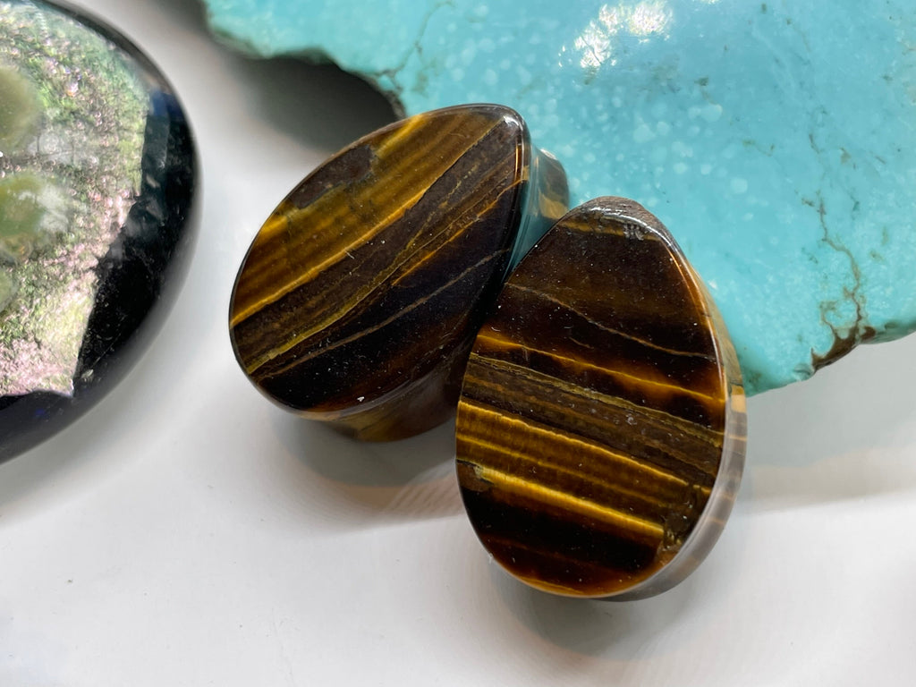 OOAK Ear Plugs – Gemstone & Size Verification Needed