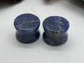 OOAK Sodalite Stone Plugs – 5/8" (16mm)