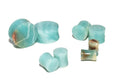 Blue Amazonite Plugs – Double Flared Stone Ear Gauges