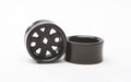 Ebony Wood Cutout Eyelets – Double Flared Tunnels