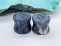 OOAK Sodalite Stone Plugs – 9/16" (14mm)