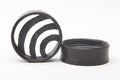 Ebony Wood Cutout Plugs – Double Flared Ear Gauges