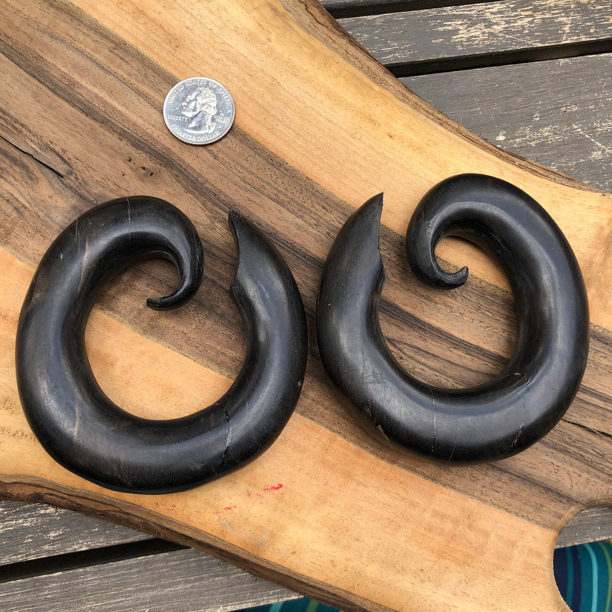 Ebony Wood Hoop Gauges – Limited Edition