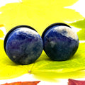 OOAK Sodalite Plugs – 1" (25mm) Single Flared
