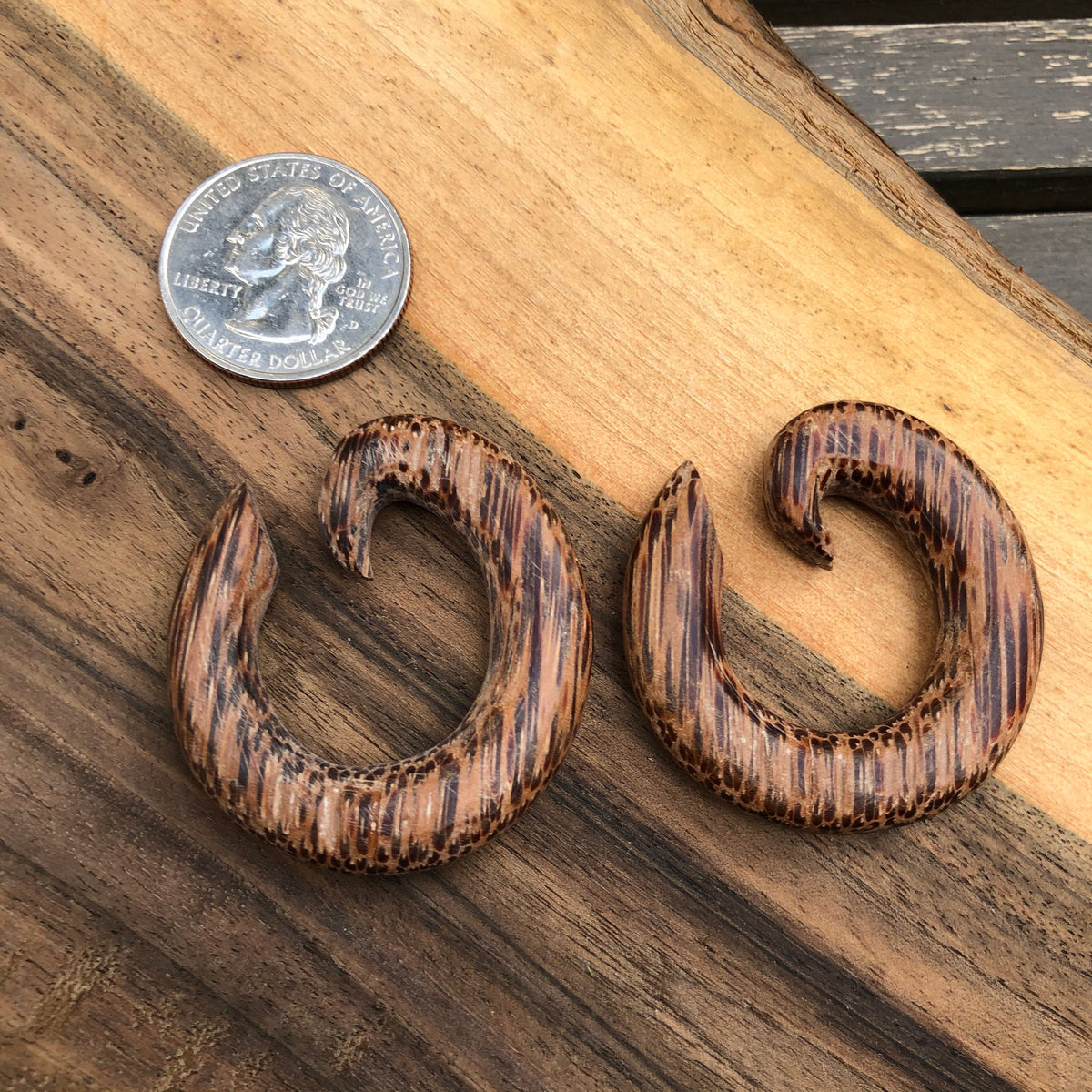 Coconut Wood Hoop Earrings – Limited Edition Gauges