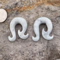 OOAK Jadeite Wave Hook Earrings – 00g (9.5mm)
